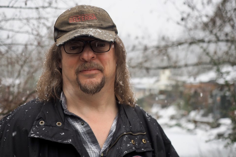 Mitch Muir on the shore of Oxbow Lake