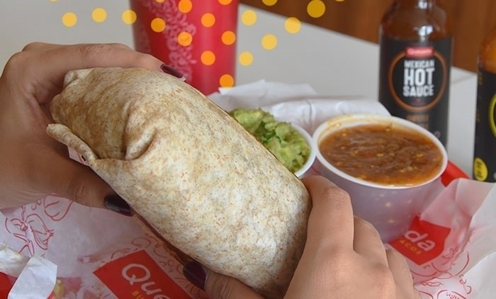 Quesada’s Metro Vancouver locations will launch a Beyond Meat Burrito Feb. 27. Photo @quesadaburrito