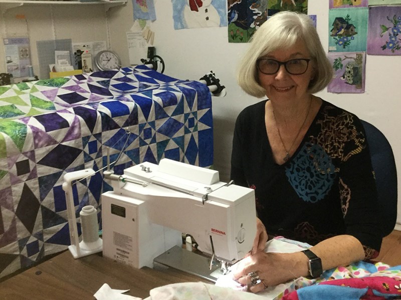 Timberlane Quilters’ Guild member Jeanette Wiley
