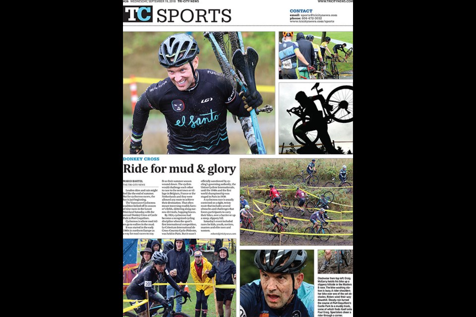 Mario Bartel's photo essay about the Donkey Cross cyclecross race is a finalist in the 2019 BCYCNA Ma Murray Awards.