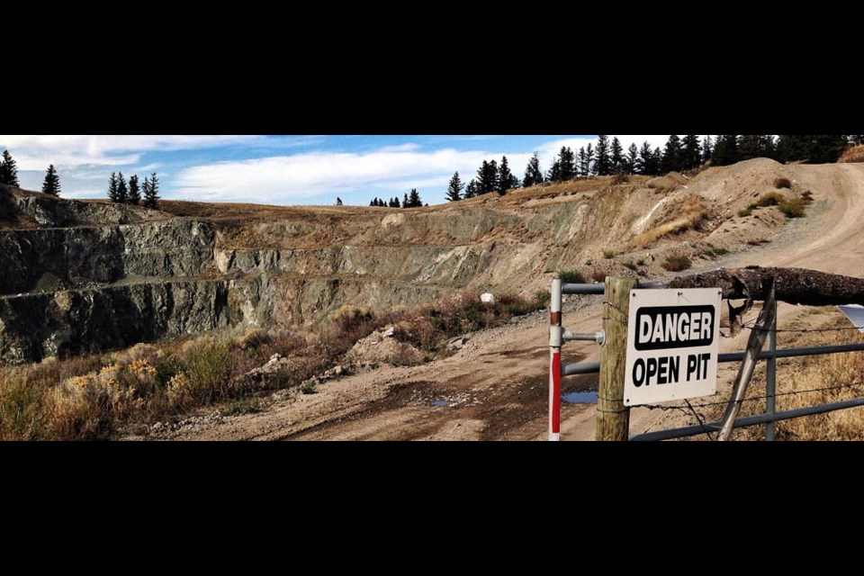 The former Afton and proposed Ajax mine site south of Aberdeen.