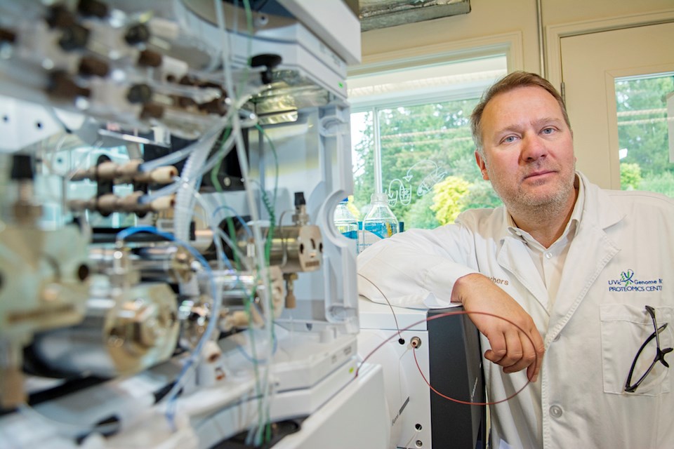 Dr. Christoph Borchers of the University of Victoria is one of two-leaders in a ground-breaking research project.