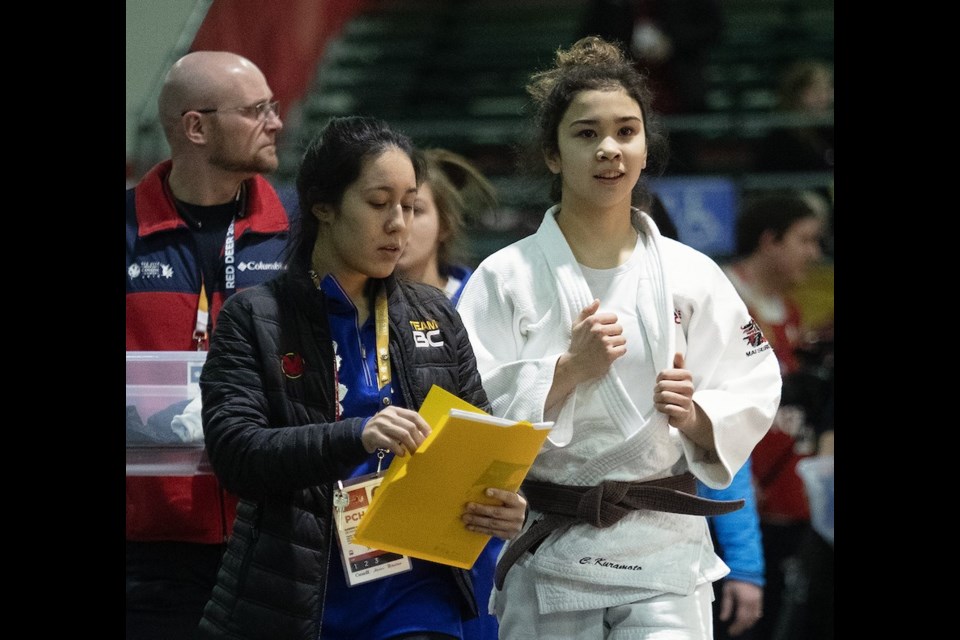 Steveston Judo Club's Caleigh Kuramoto added a second silver medal in the team competition at the Canada Winter Games.