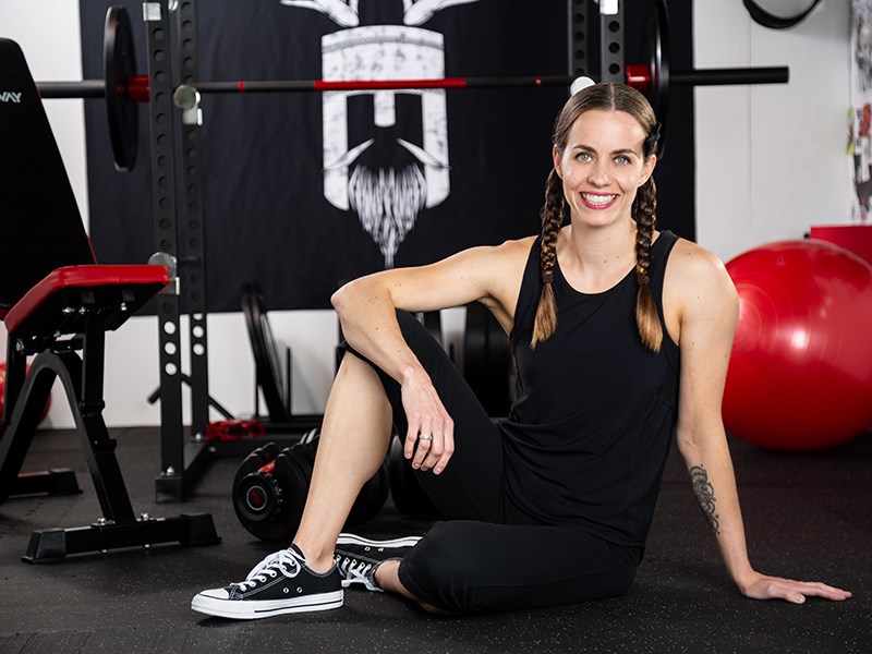 Powell River-based vegan fitness and nutrition coach Karina Inkster