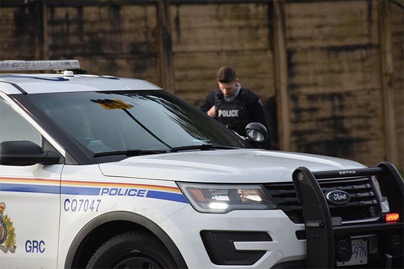Coquitlam RCMP at a collision in December