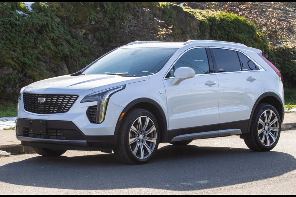 The XT4 shares a body style with its larger Cadillac SUV brethren, the XT5 and XT6, but at the price point of a Chevrolet.