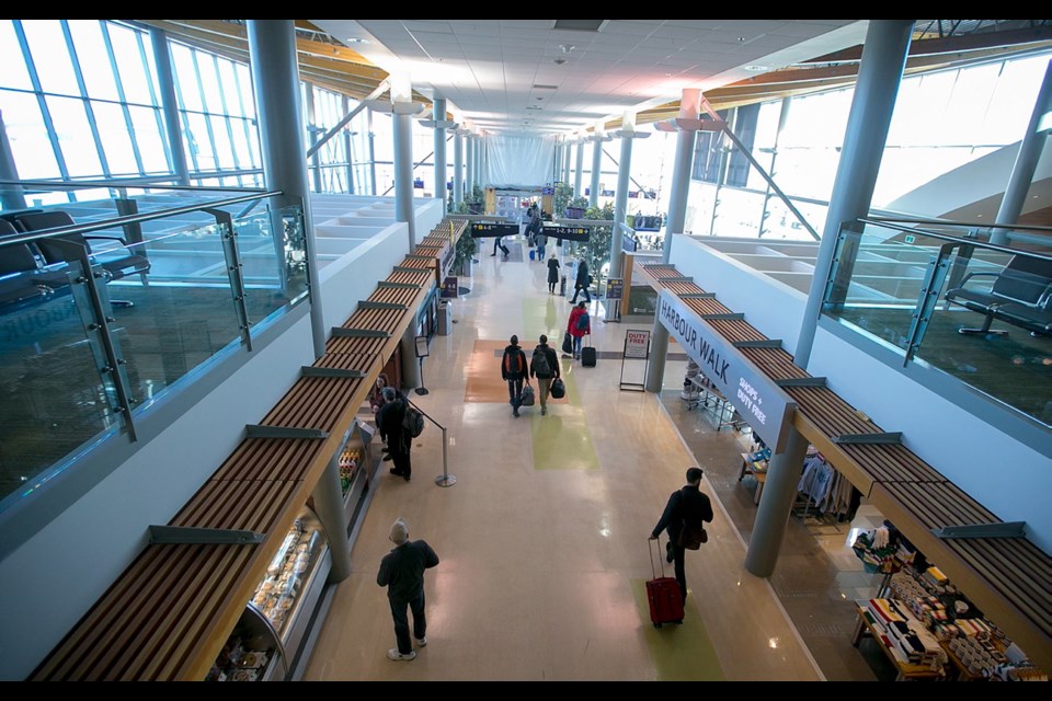 Victoria International Airport is in the midst of a $19.4-million construction project to expand terminal atrium area over two years.