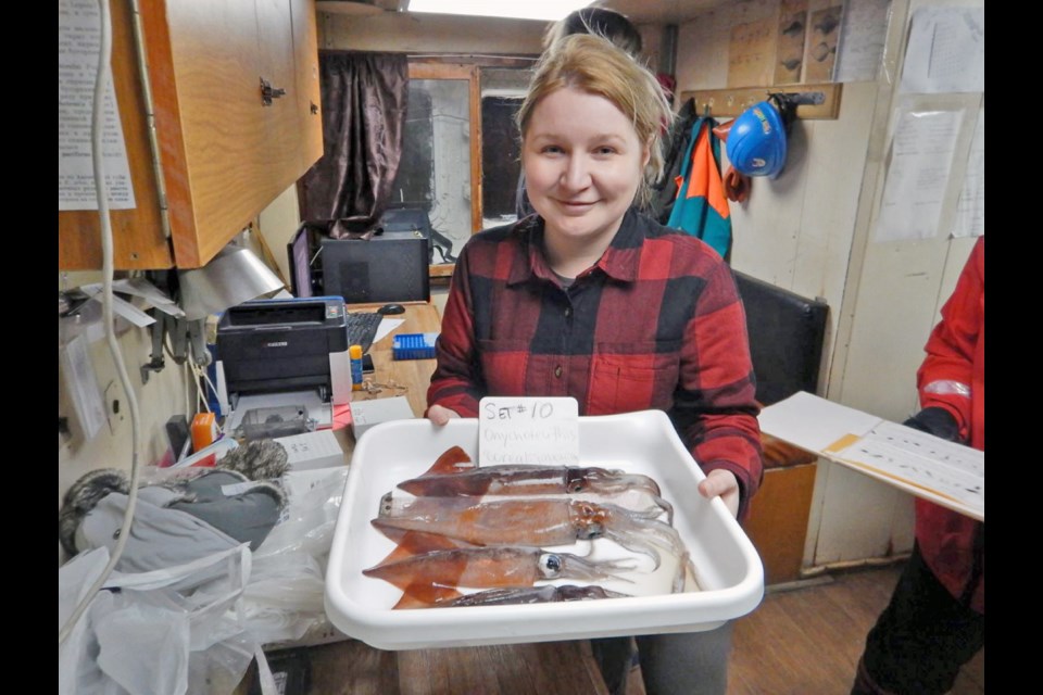 Svetlana Esenkulova, a scientist working for the Pacific Salmon Foundation in Canada.