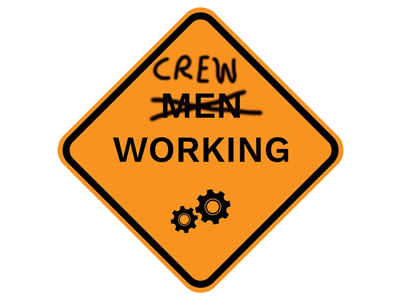 Crew working