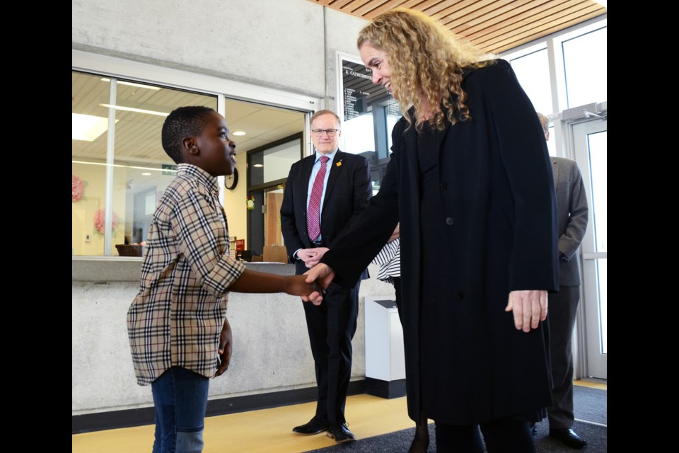 Governor General Julie Payette met with students, staff and elected officials during a visit to New Westminster on Friday. The Record dropped by to capture her stopover at École Qayqayt Elementary School.