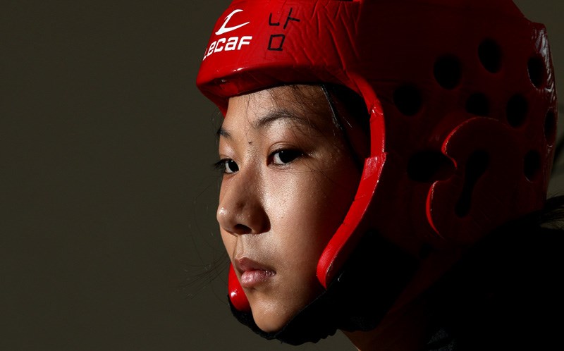 Jade Lee cried when she first started competing in taekwondo. Now she's a Canadian junior champion.