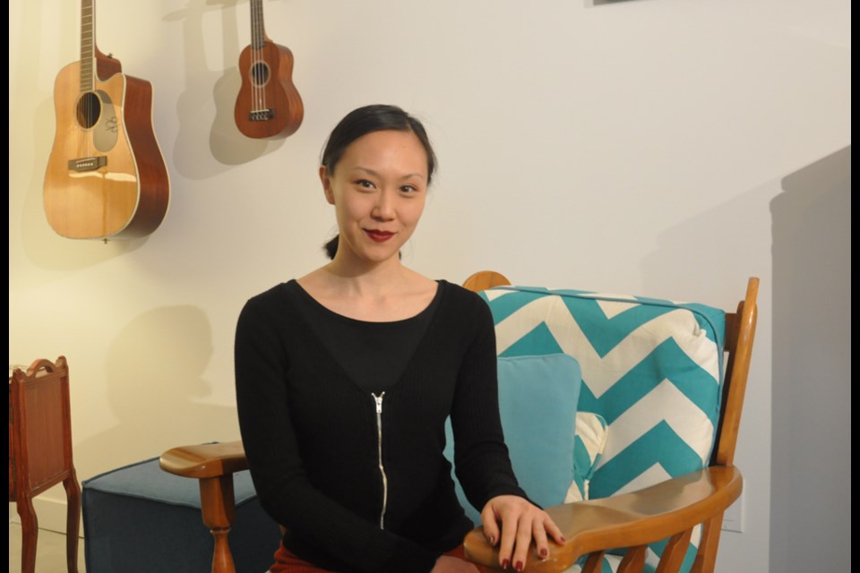 Jasmine Chen from Toronto is currently a resident artist at Gateway Theatre. The residency was funded through the Ontario Arts Council. Daisy Xiong photo