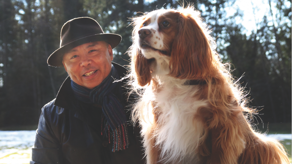 Tenzin Khangsar, executive vice-president of True Leaf, with friend. “When you look at the medicinal