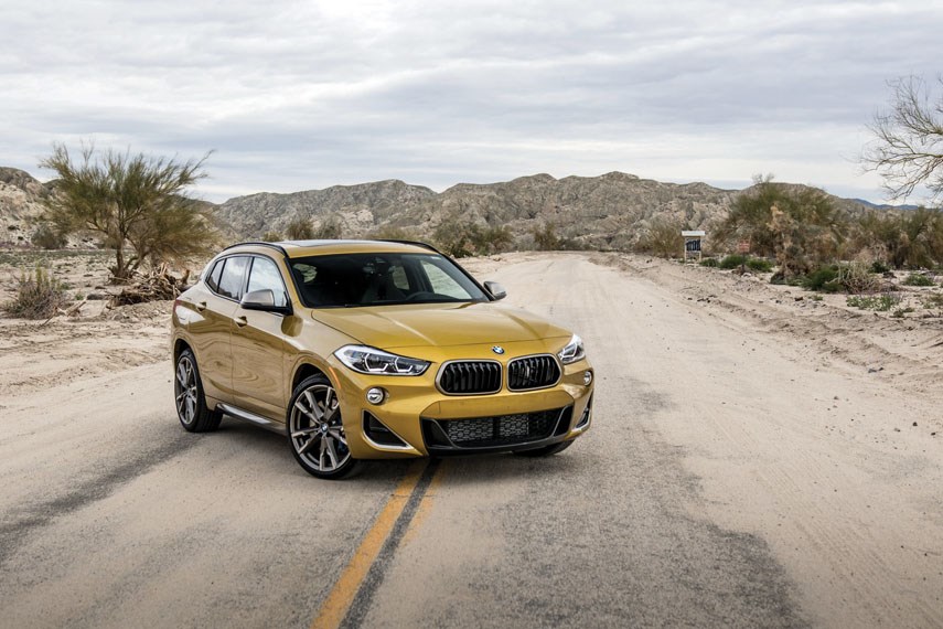 The X2 M35i crossover, which is basically a hot hatchback with a little extra ground clearance, breaks away from BMW tradition in many ways. That’s not a bad thing though, as it provides practicality and power in a stylish package that is a lot of fun to drive. photo Brendan McAleer