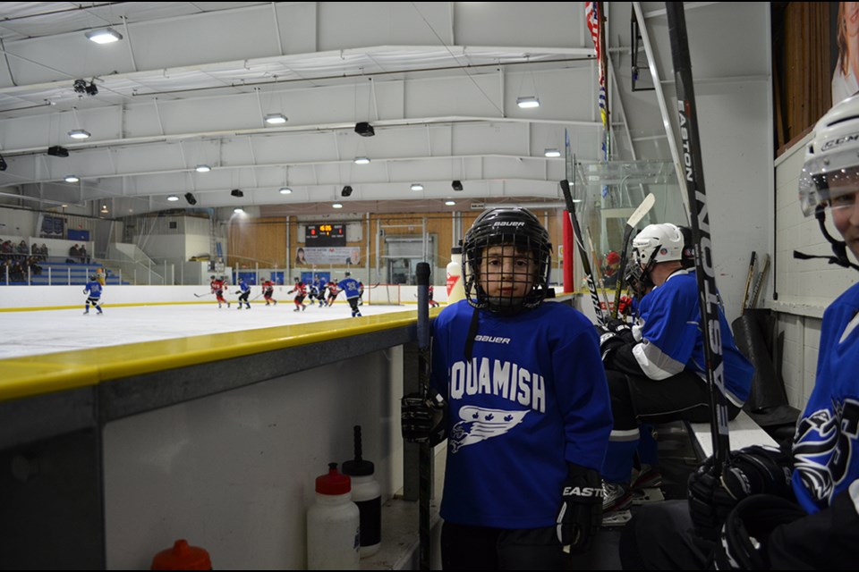 Theo Lazaridis put on an impressive performance at the annual Gun & Hoses hockey game.