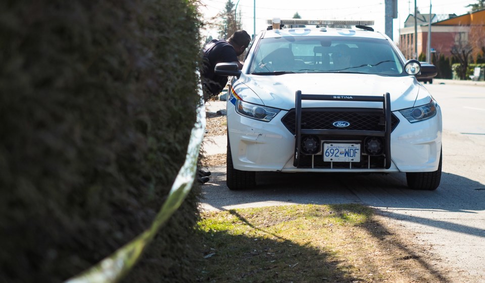 When The Tri-City News arrived, Coquitlam RCMP were still waiting for a warrant to search the proper