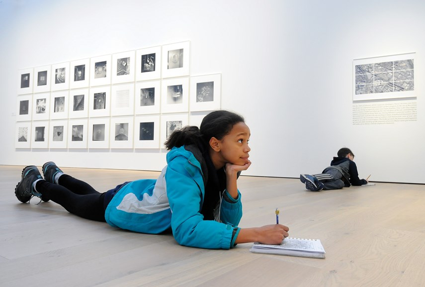 Lynn Valley elementary student Lenni Parr was part of a Grade 6/7 split class that spent a week at the Polygon’s Gallery School with their teachers Kate Montgomerie and Esther Worrall.