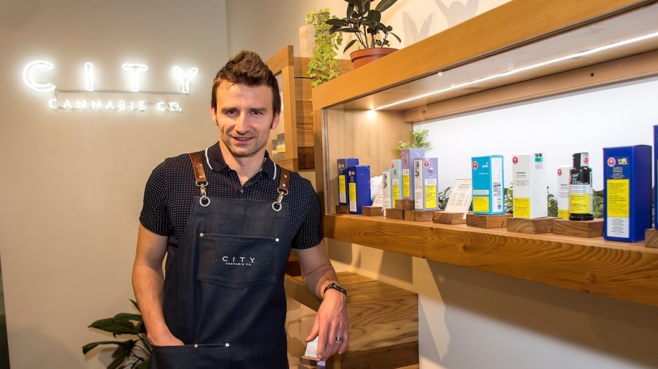 City Cannabis Co. owner Krystian Wetulani is the first person to open a legal cannabis store in Vanc