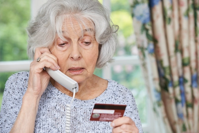 senior scammed