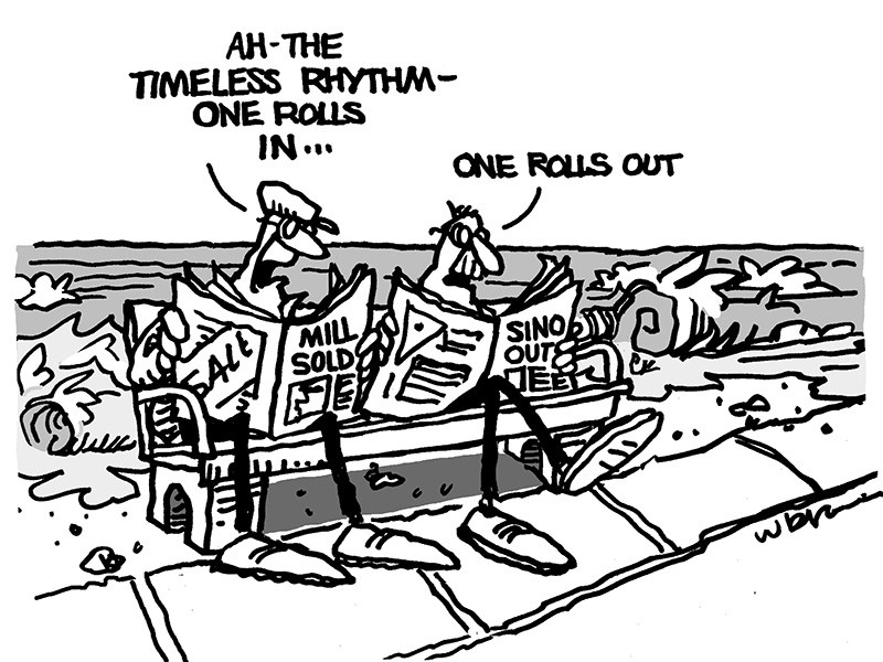 Powell River cartoon