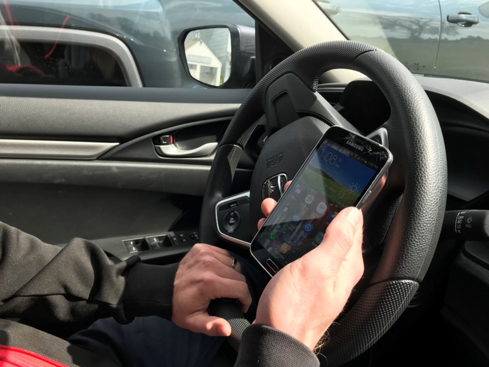 delta police distracted driving