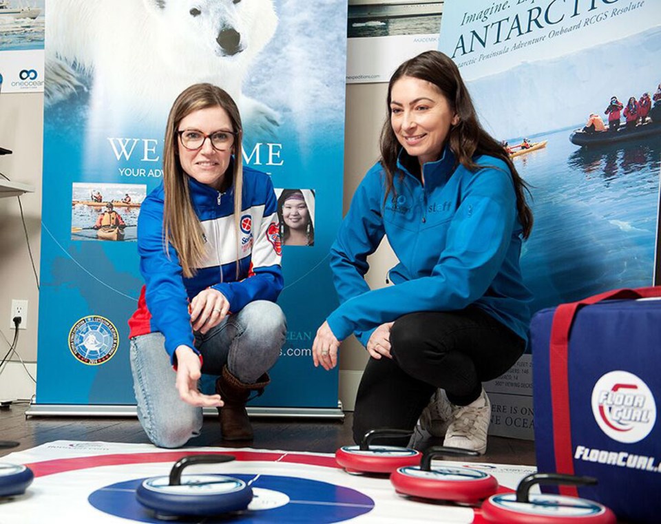 Kristen Pilote curling