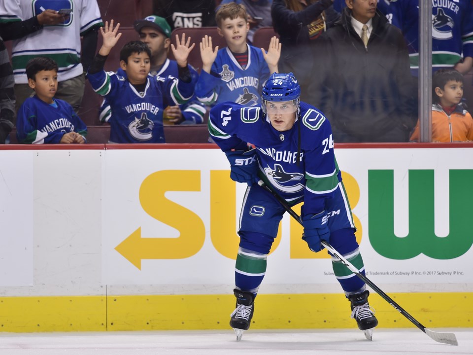 Reid Boucher is having a dominant season for the Utica Comets.