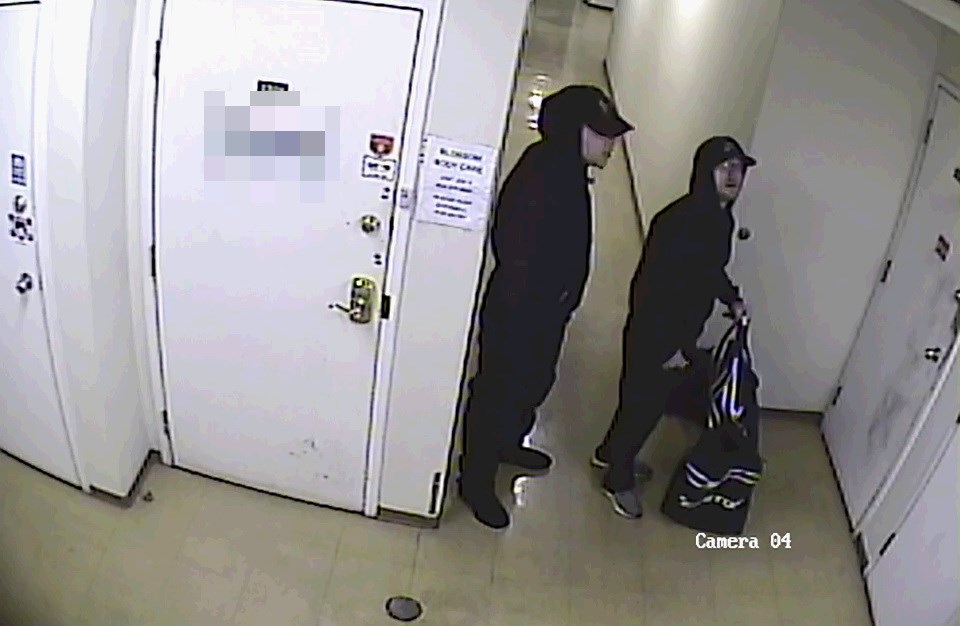 Richmond Mounties hope the public can identify these suspects believed to be involved in a fire on Nov. 29, 2018. Photo: Submitted