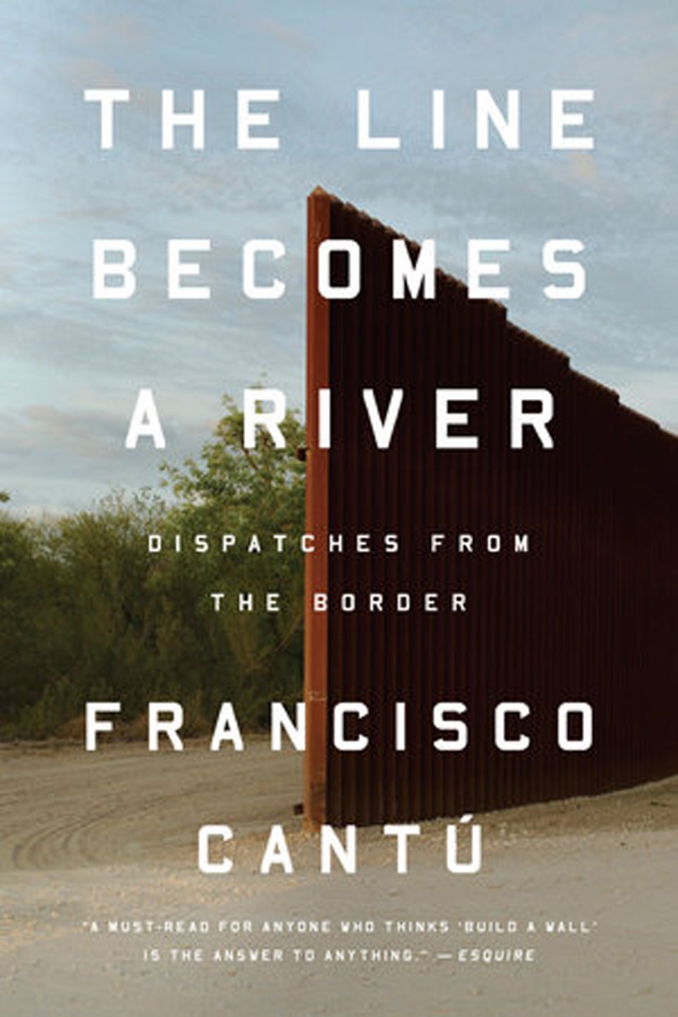 book cover, The Line Becomes a River