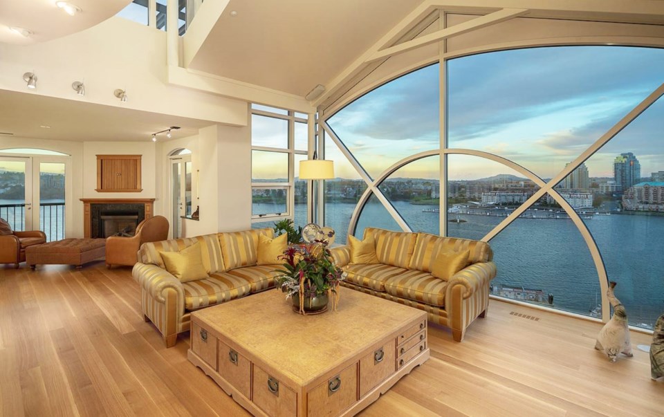 Victoria penthouse living room window