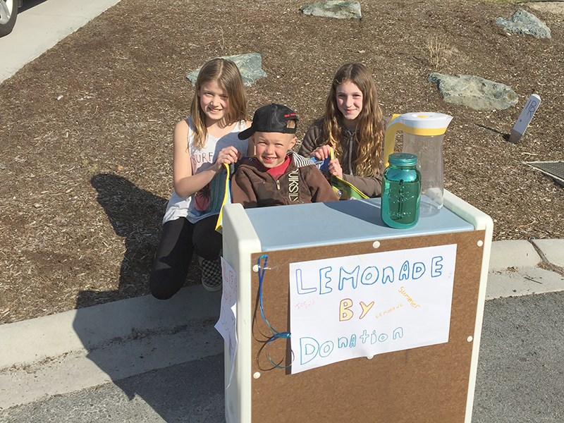 Lemonade stand in Powell River