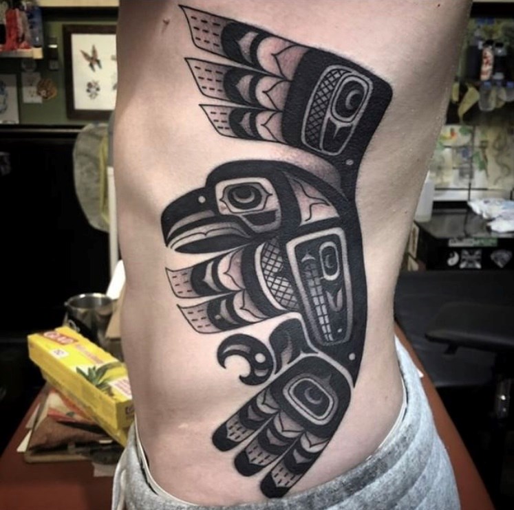 Raven tattoo Logan Howard