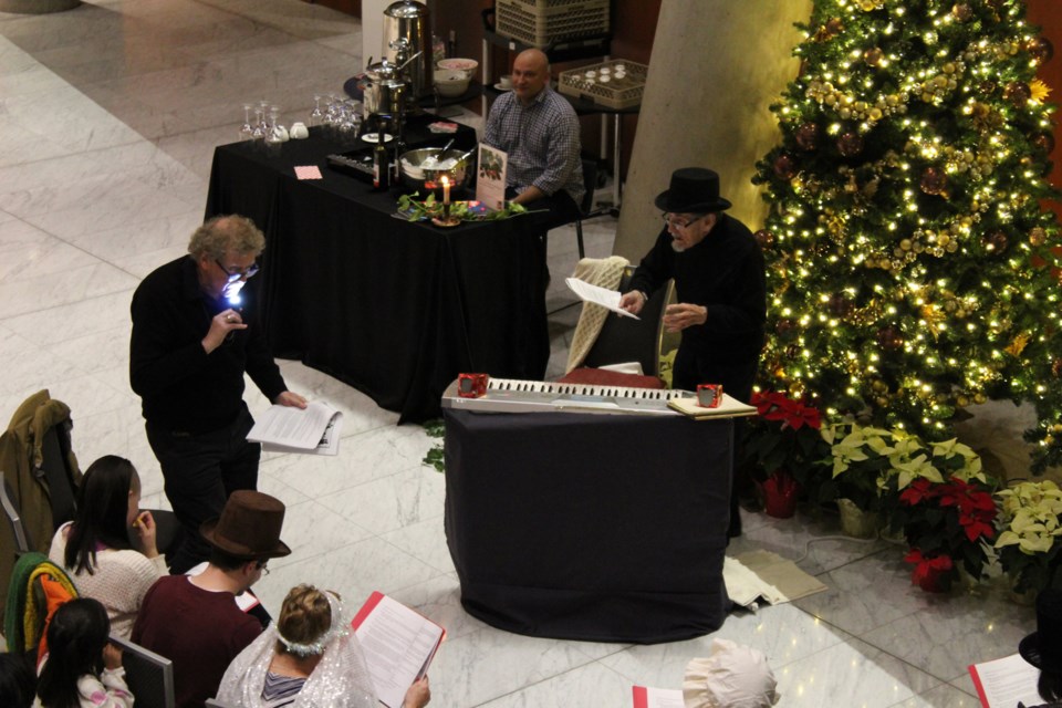 City Stage New West's Sips 'n' Scripts reading of A Christmas Carol was a success at Anvil Centre before Christmas. A new series of Sips 'n' Scripts readings is coming to the Anvil starting April 26.