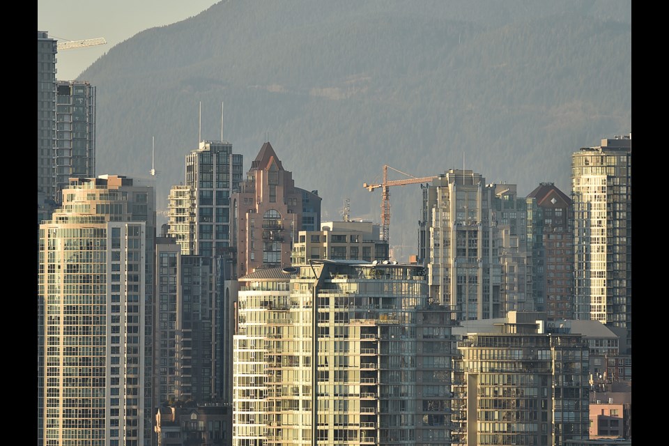 Downtown had the largest share of condominium approvals in 2018 (57 per cent) due to the significant volume of units approved on the Plaza of Nations and BC Place sites. Photo Dan Toulgoet
