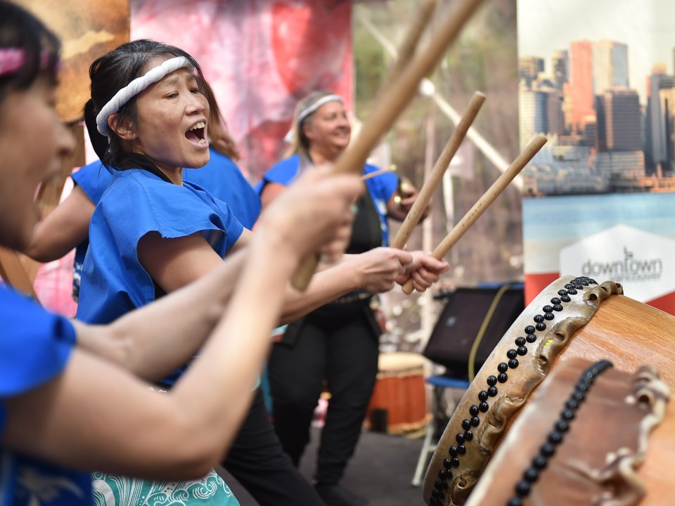 The Vancouver Cherry Blossom Festival’s April 4 kickoff event included traditional Japanese Katari