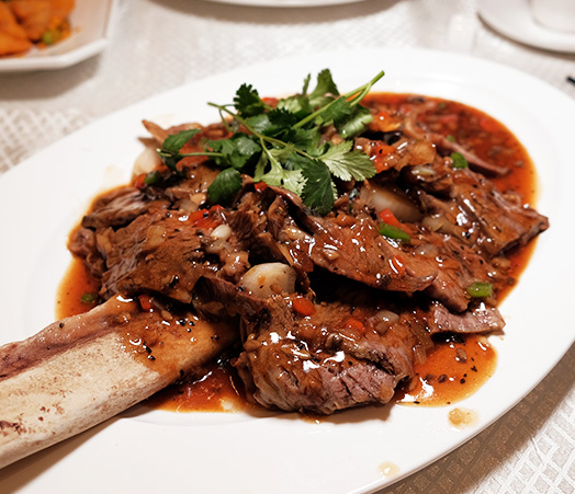 Slow-Cooked Angus Beef Short Rib with Black Pepper Sauce