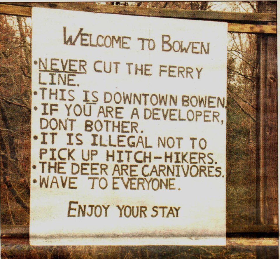 Anyone remember this sign from Bowen's past?