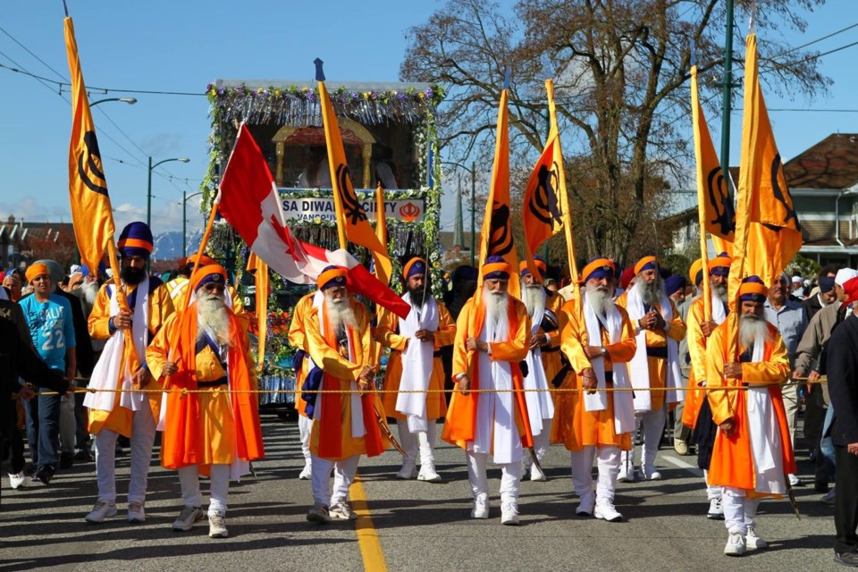 The Vancouver Vaisakhi Parade is one of the largest Sikh parades in the world and draws thousands Ap