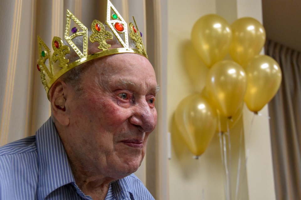 At 106, Simpson is founder and 'King' of the Century Club and a regular at the '151 Club,' where members drink overproof rum.