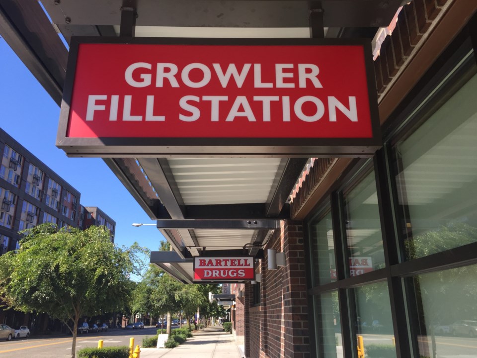 How is it that even pharmacies in the U.S. have growler fill stations, but B.C. liquor stores don’t?