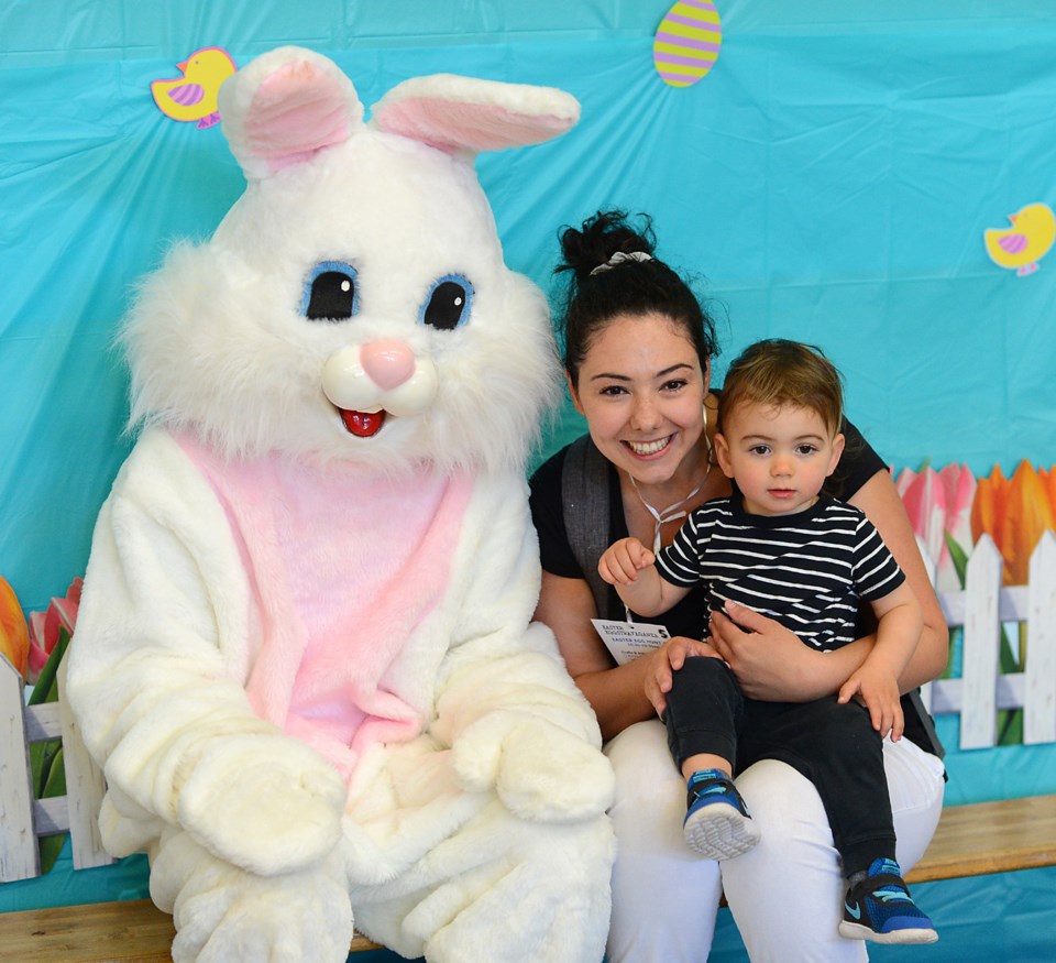 Picture with Easter Bunny