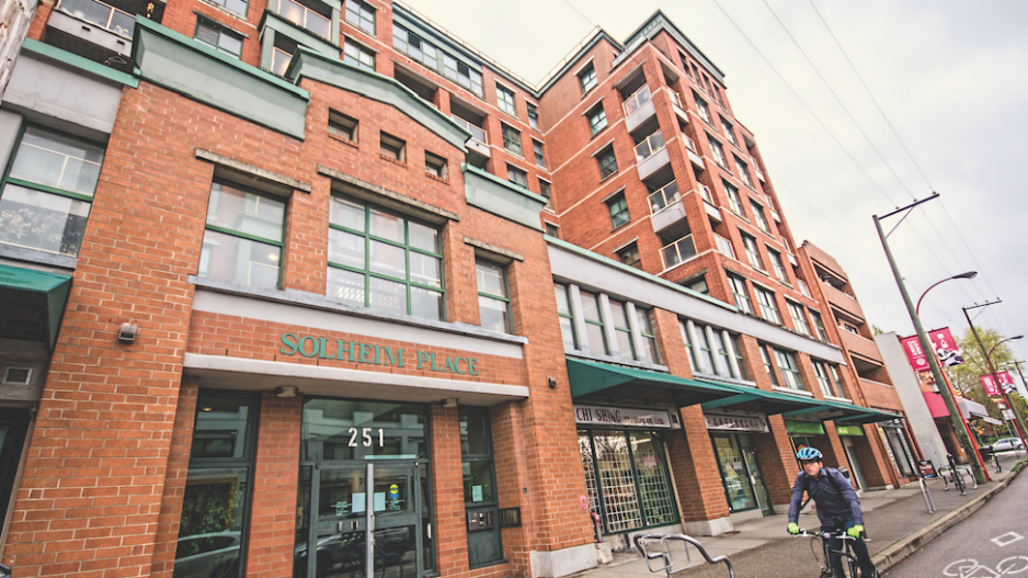 An elevator serving the upper floors of Solheim Place at 251 Union St. has been broken since last Se