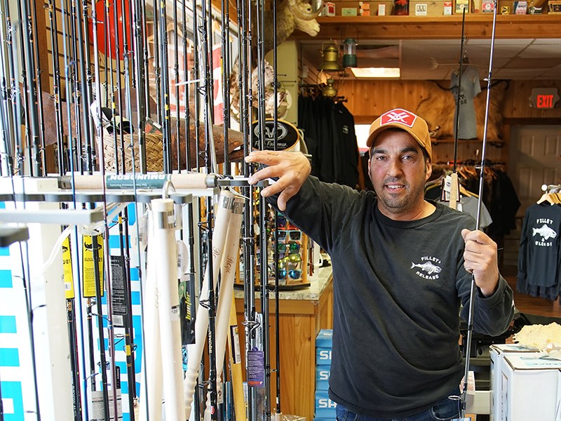 Powell River Outdoors owner Sam Sansalone