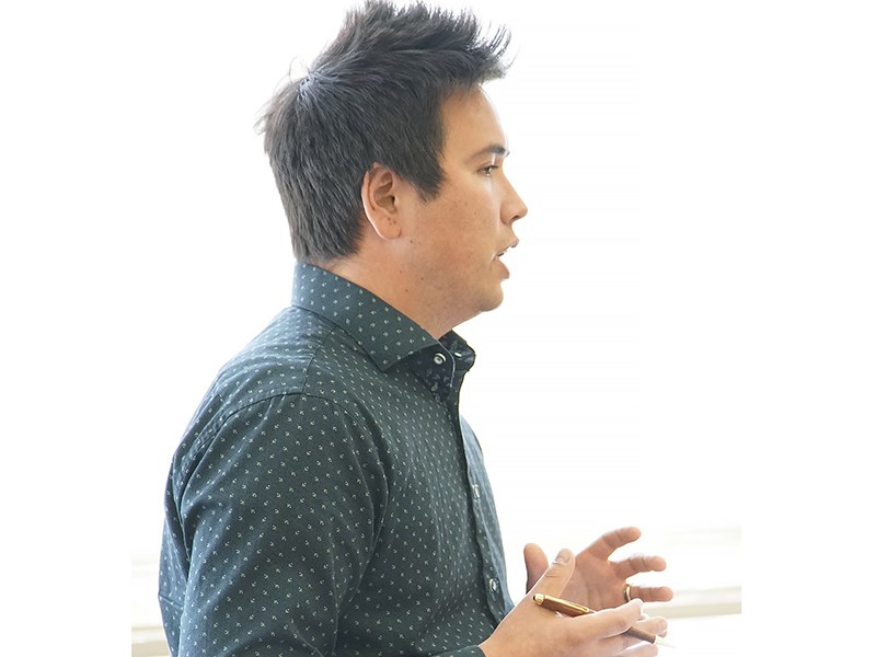 City of Powell River chief financial officer Adam Langenmaier