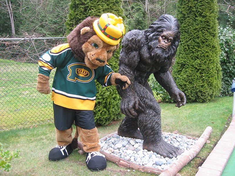 Powell River Kings’ mascot Rocco