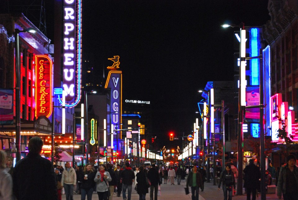 Granville neon lights