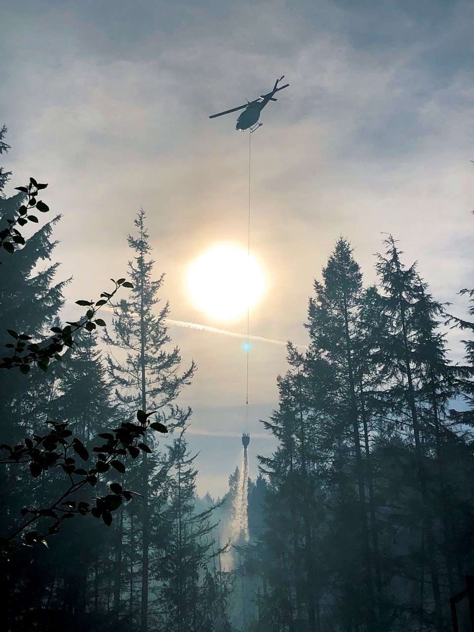 cove fire copter