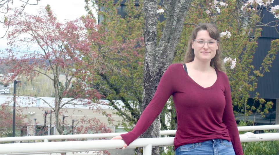 Tia Schaefer is studying for a degree in child and youth care at Vancouver Island University. Photo