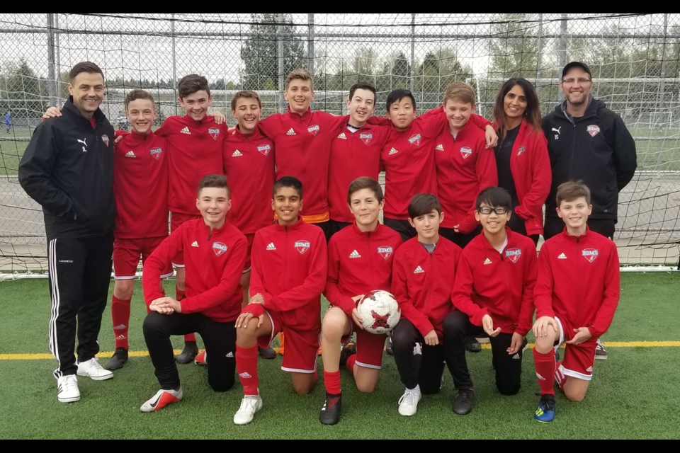 The Burnaby u13 United are off to the Coastal Cup final, thanks to a 2-1 win over North Van last week.