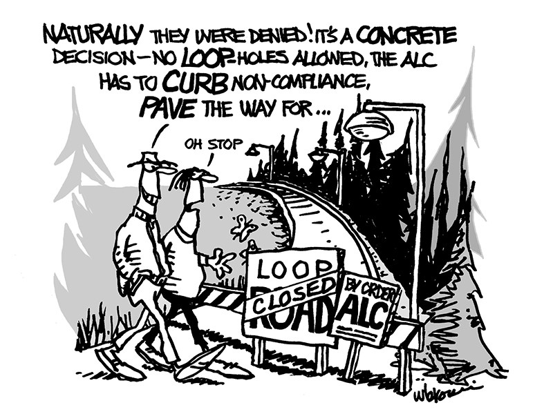 Powell River Peak cartoon